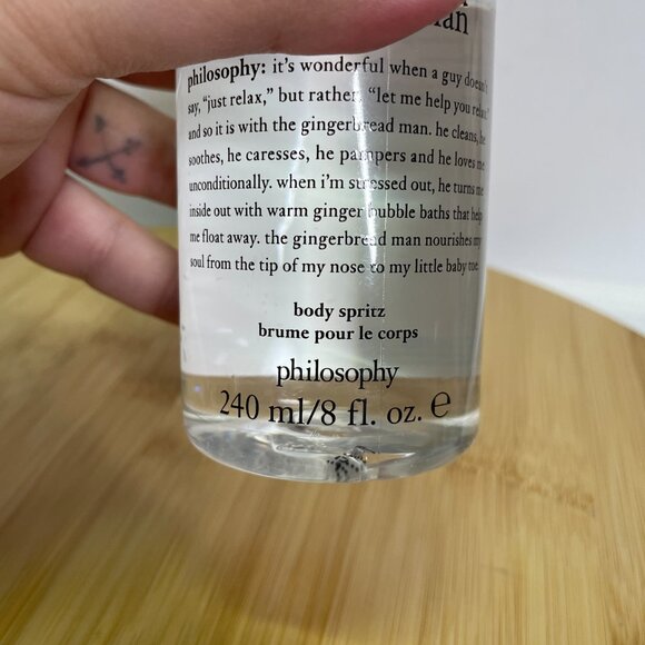 Philosophy The Gingerbread Man Body Spritz Spray Mist 8 oz Sealed - Picture 2 of 5